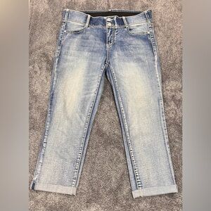 Apt 9 Tummy Control capri jeans women size 12